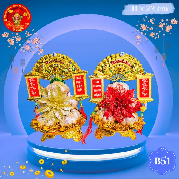 Bông tỏi ông địa 6 củ cát tường