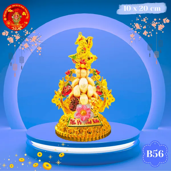 Đĩa Tỏi Thần Tài Đậu Ngũ Sắc