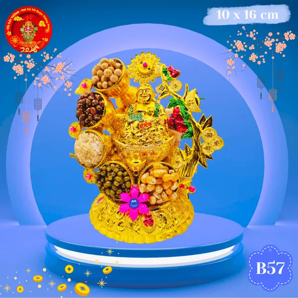 Đĩa tỏi thần tài ông địa lộc phát vinh hoa