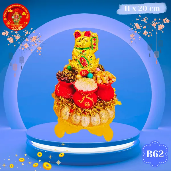 Bông Tỏi Ông Địa Ngũ Hành Mèo Neko