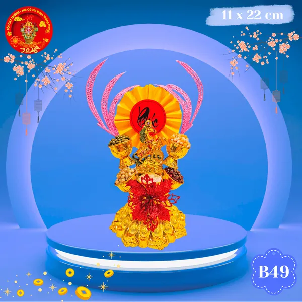 Bông tỏi ông địa ngựa vàng sum vầy