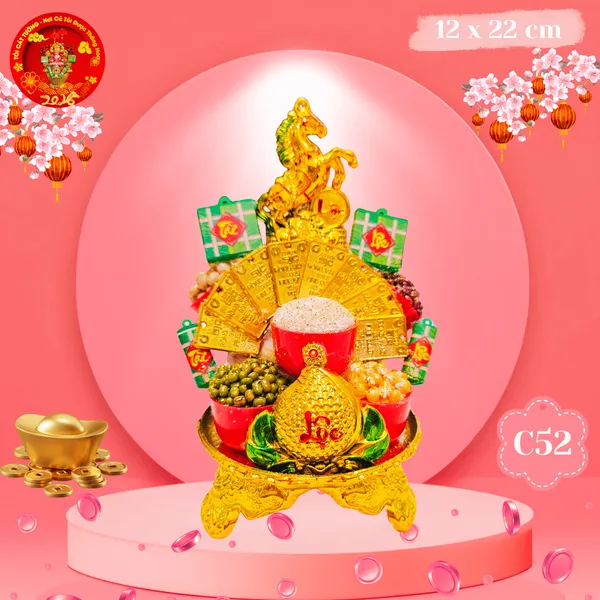 Tháp Tỏi Ông Địa Ngựa Vàng Vạn Phúc