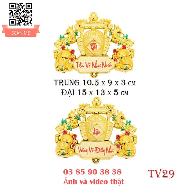 Chóp đỉnh thùng vàng mèo chiêu tài