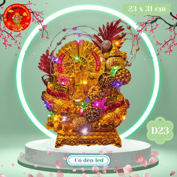 Tháp tỏi ông địa thần tài hưng thịnh