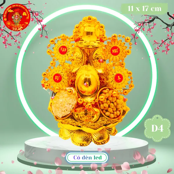 Tháp tỏi thờ Thần Tài ngọc thực cóc phong thủy