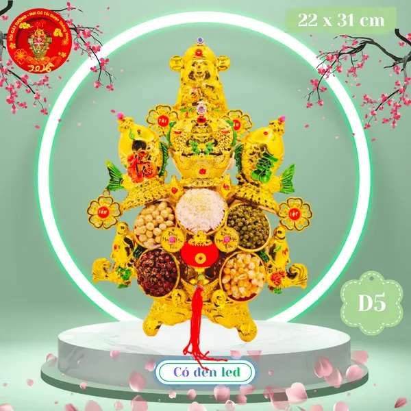 Tháp tỏi thờ Thần Tài lục ngư phong thủy đáo gia