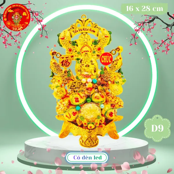 Tháp Tỏi Phong Thủy Thần Tài Vàng Vô Đầy Nhà