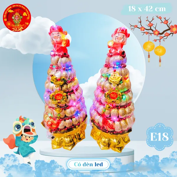 Tháp tỏi thờ thần tài 6 tầng thịnh vượng