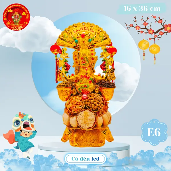 Tháp Tỏi Phong Thủy Vàng Vô Đầy Nhà