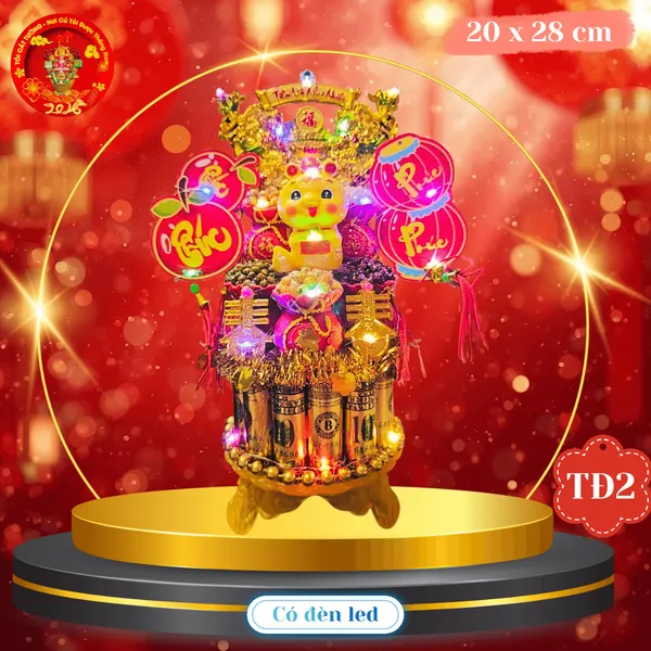 Tháp tiền đô usd rắn Ất Tỵ hưng thịnh