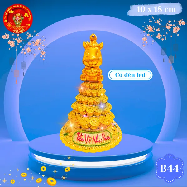 Tháp vàng bính ngọ có đèn led rất đẹp