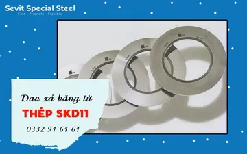 Làm dao xả băng từ thép tròn đặc SKD11 Làm dao xả băng từ thép tròn đặc SKD11