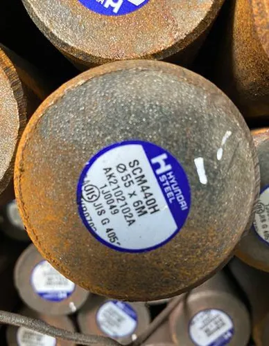 Thép tròn đặc SCM440H - Hàn Quốc - Phi 55 Thép tròn đặc SCM440H - Hàn Quốc - Phi 55