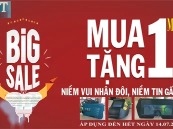 Mua 1 Máy hàn TẶNG 1 Mũ hàn điện tử (trị giá 300K)