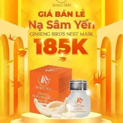 MẶT NẠ SÂM YẾN AMEE SKIN GINSENG BIRD'S NEST MASK