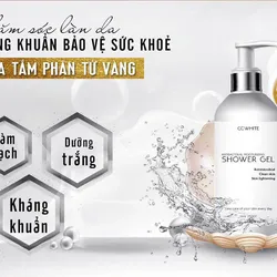 Sữa tắm kháng khuẩn phân tử vàng CC White