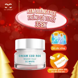 Kem Face trứng cá tuyết CC White dưỡng ẩm, dưỡng trắng sau 7 ngày