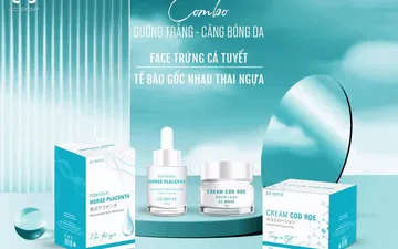 Combo tế bào gốc và face trứng cá tuyết dưỡng ẩm cho da mùa khô hanh hiệu quả