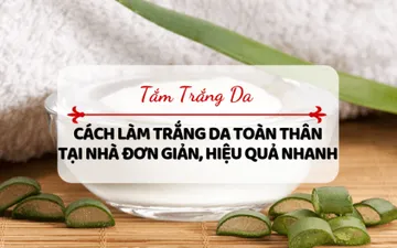 Cách làm trắng da body tại nhà bằng nha đam
