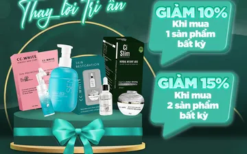 CC WHITE TRI ÂN THẦY CÔ 20/11 - ƯU ĐÃI ĐẶC BIỆT