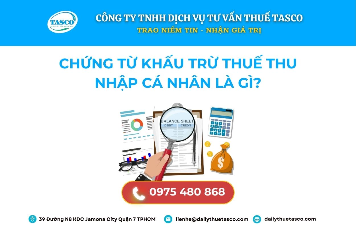 chứng từ khấu trừ thuế tncn là gì?