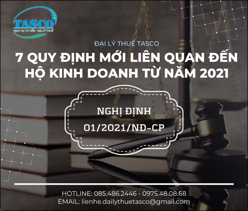 7 quy định mới từ năm 2021 mọi hộ kinh doanh cần biết là gì?