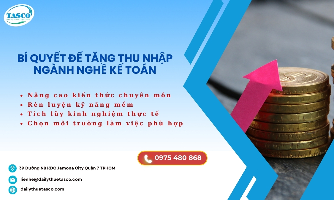 Bí quyết để tăng thu nhập trong ngành nghề kế toán Bí quyết để tăng thu nhập trong ngành nghề kế toán