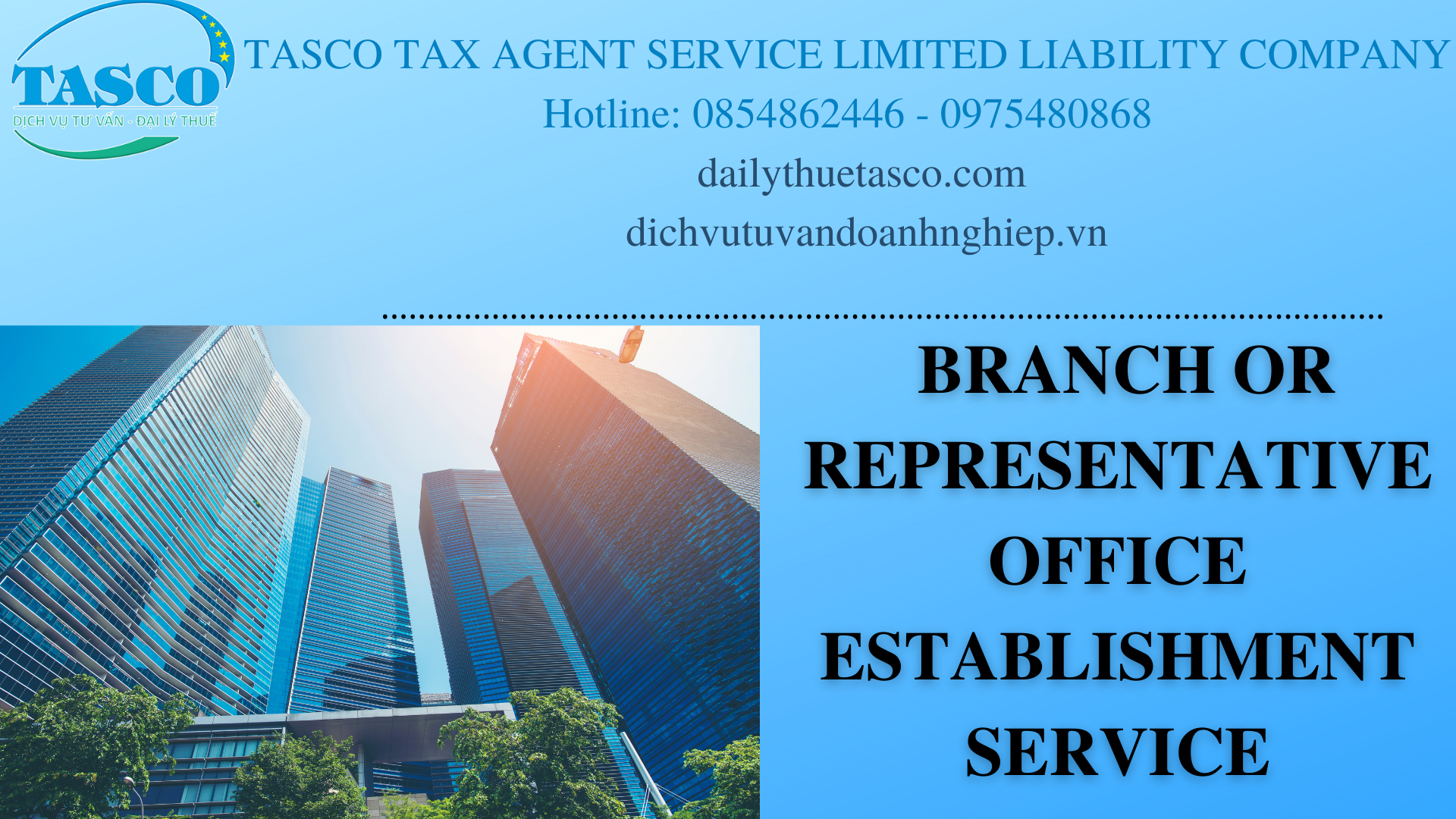 BRANCH OR REPRERSENTATIVE OFFICE ESTABLISHMENT SERVICE