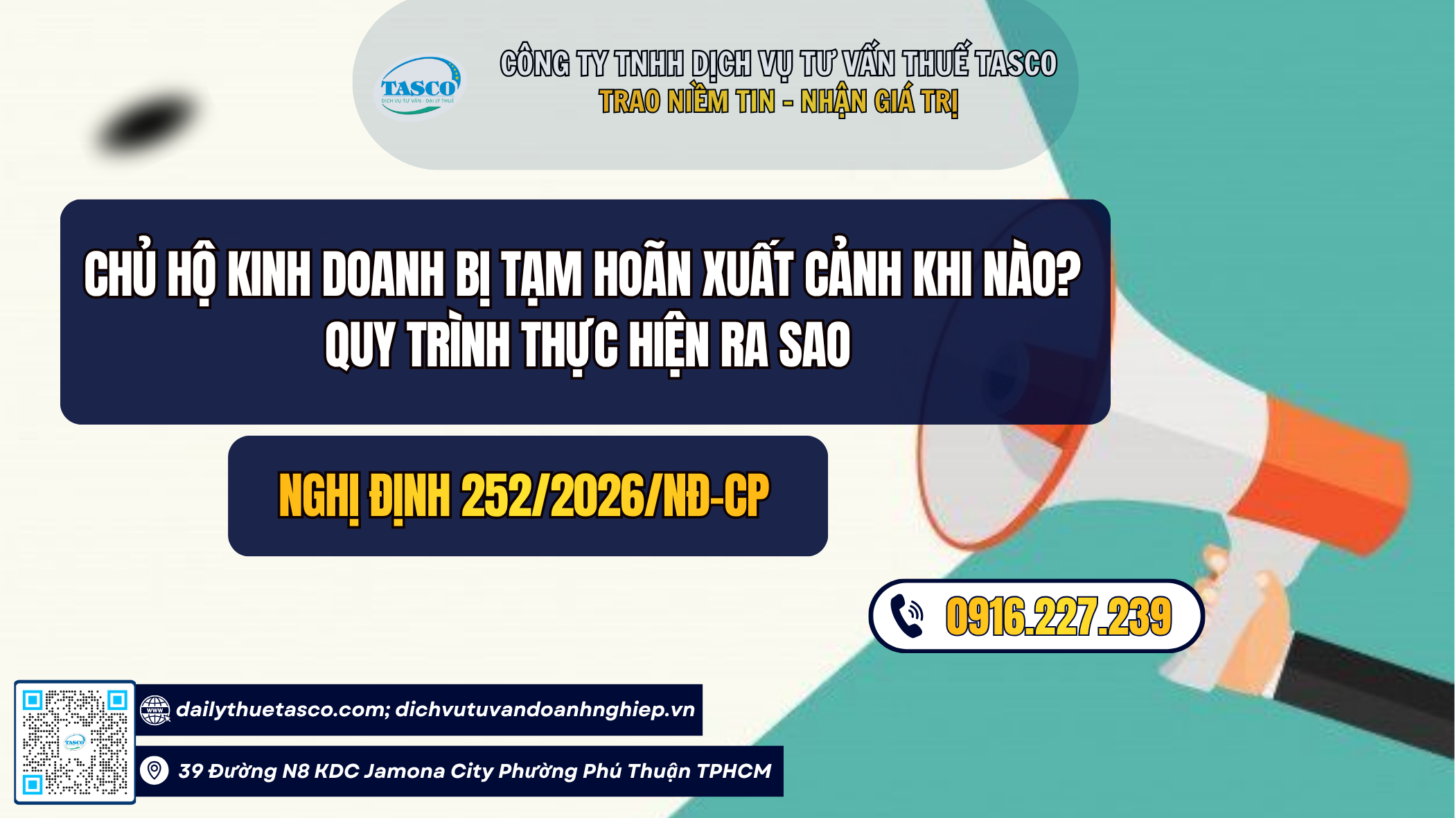 Khi nào chủ hộ kinh doanh bị tạm hoãn xuất cảnh? Quy trình thực hiện ra sao? Khi nào chủ hộ kinh doanh bị tạm hoãn xuất cảnh? Quy trình thực hiện ra sao?