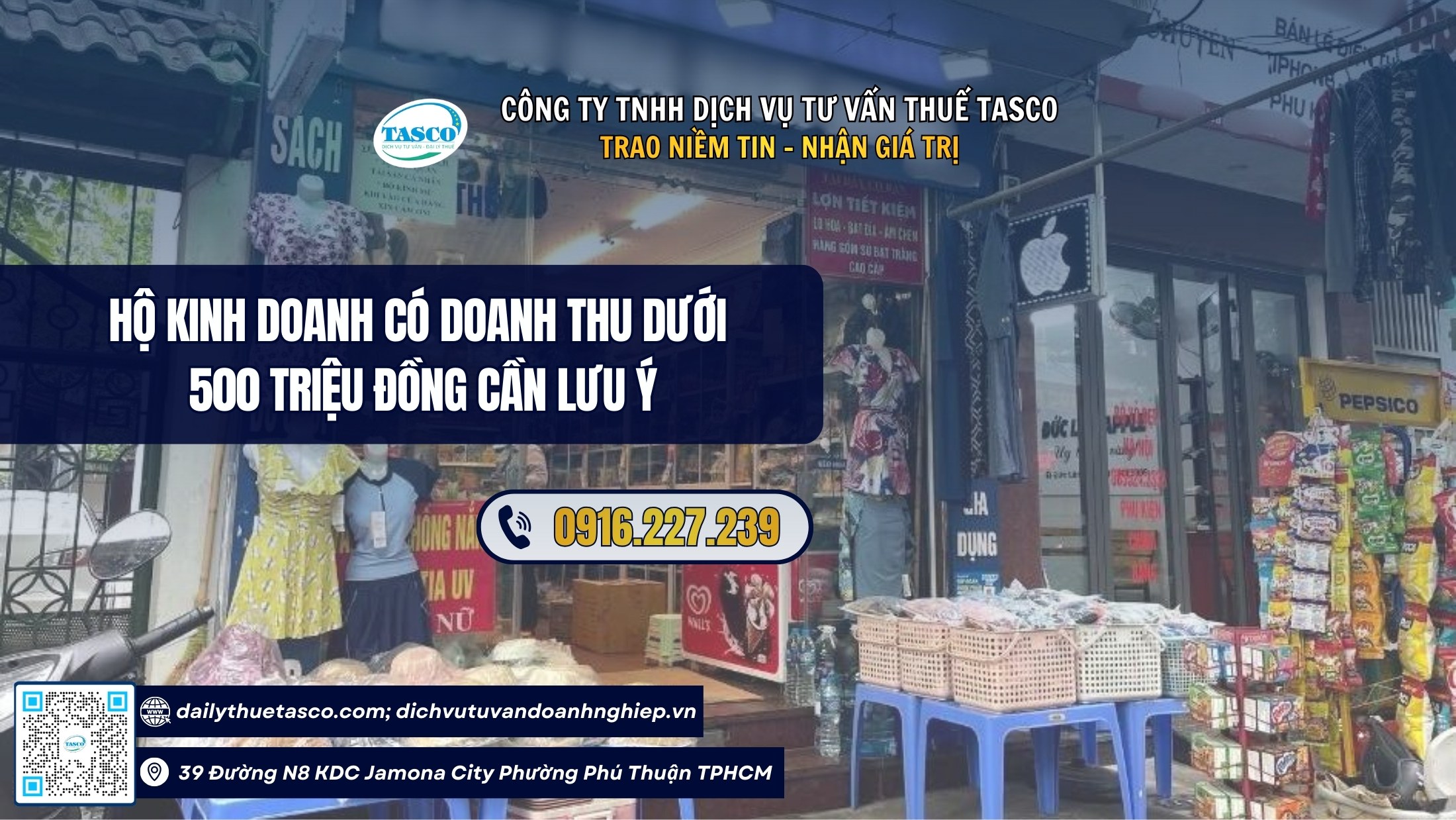 Hộ kinh doanh có doanh thu dưới 500 triệu đồng cần lưu ý Hộ kinh doanh có doanh thu dưới 500 triệu đồng cần lưu ý