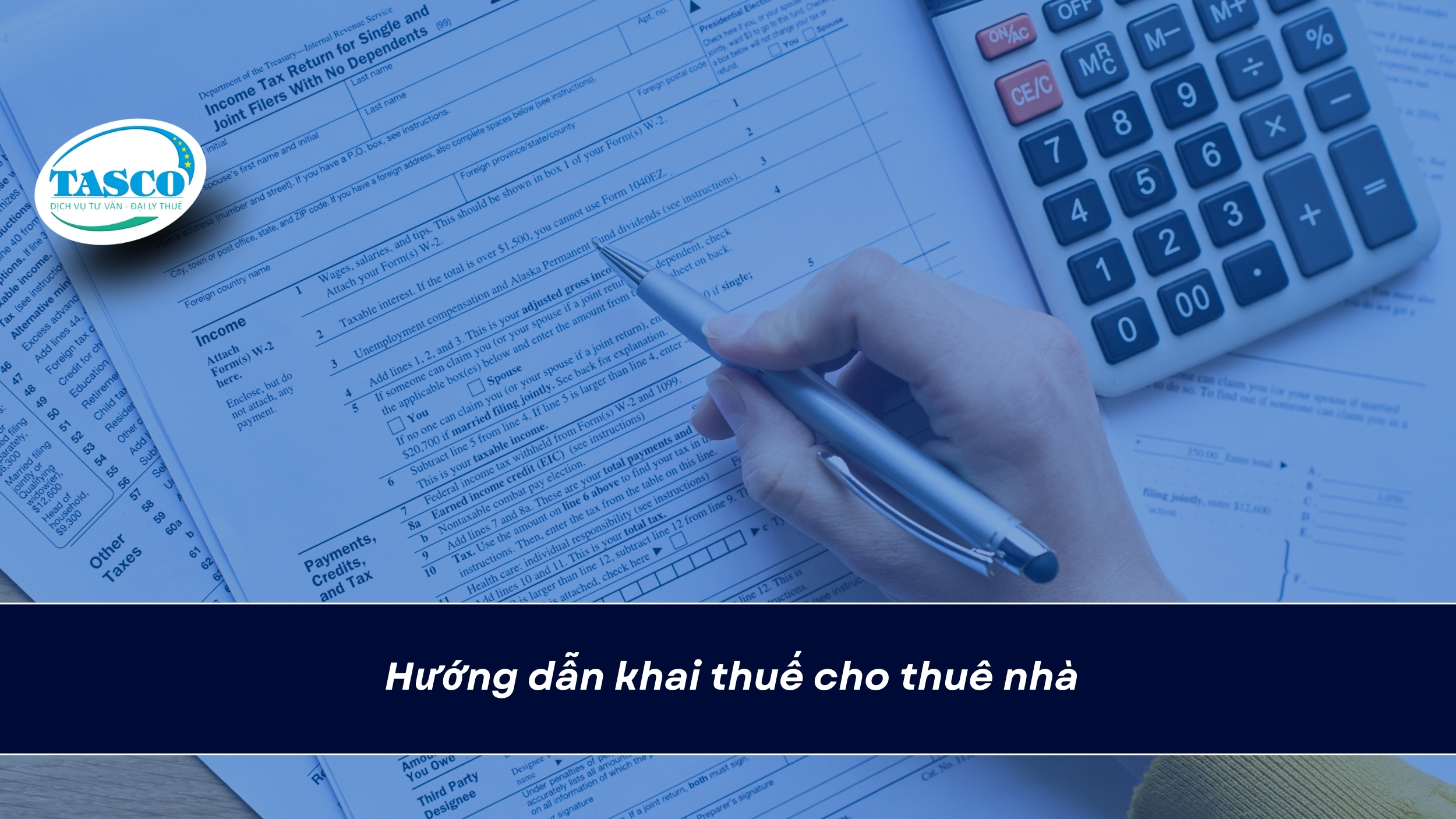 Hướng dẫn kê khai thuế cho thuê nhà  Hướng dẫn kê khai thuế cho thuê nhà