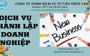 DỊCH VỤ THÀNH LẬP DOANH NGHIỆP