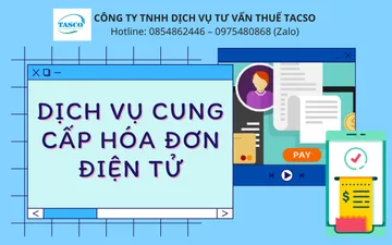 Dịch vụ cung cấp hóa đơn điện tử