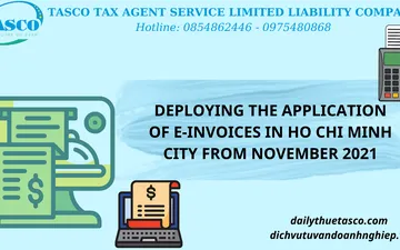 Tin tức: Triển khai áp dụng hóa đơn điện tử tại Thành phố Hồ Chí Minh từ tháng 11/2021