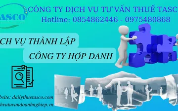 Dịch vụ thành lập công ty hợp danh mới nhất năm 2022