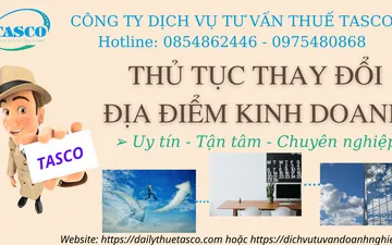 Thủ tục thay đổi địa điểm kinh doanh mới nhất năm 2022