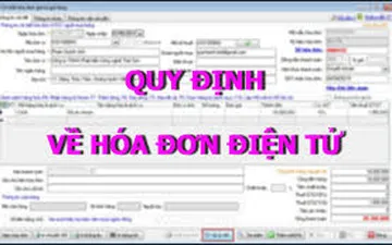 QUY ĐỊNH SỬ DỤNG HÓA ĐƠN ĐIỆN TỬ NĂM 2019