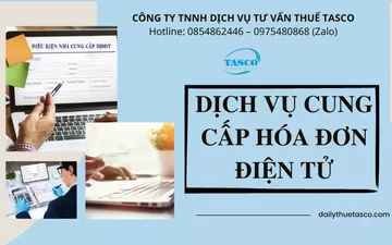Dịch vụ cung cấp hóa đơn điện tử 