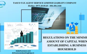 Quy định về số vốn tối thiểu khi thành lập hộ kinh doanh