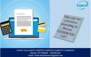 Who can use e-invoices according to Decree 123/2020/ND-CP?
