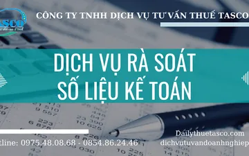 Dịch vụ rà soát số liệu kế toán