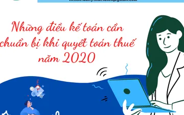 Kế toán cần chuẩn bị những gì khi quyết toán thuế năm 2020?