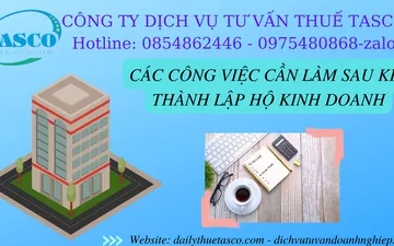 Các công việc cần làm sau khi thành lập hộ kinh doanh