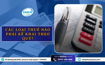 Các loại thuế nào phải kê khai theo quý?