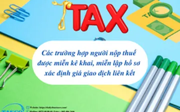 Các trường hợp người nộp thuế được miễn kê khai, miễn lập hồ sơ xác định giá giao dịch liên kết