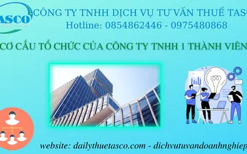 Cơ cấu tổ chức của công ty TNHH 1 thành viên
