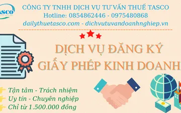 Dịch vụ đăng ký giấy phép kinh doanh trọn gói