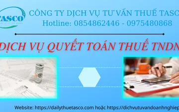 DỊCH VỤ QUYẾT TOÁN THUẾ TNDN CUỐI NĂM