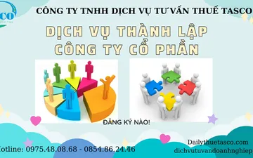 Dịch vụ thành lập công ty cổ phần 
