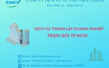 Dịch vụ thành lập doanh nghiệp trọn gói TP.HCM